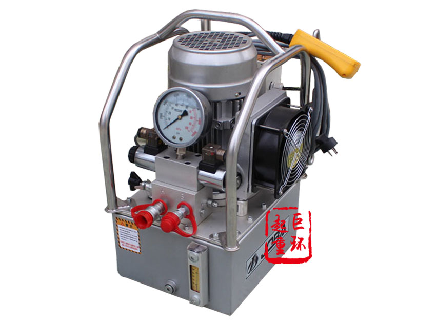Special electric pump for hydraulic wrench