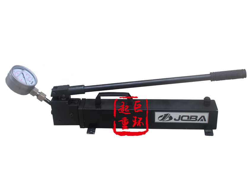 Ultrahigh pressure manual pump